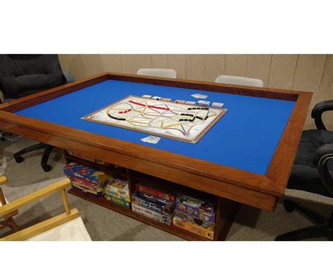 Make Your Own Gaming Table With Built In Game Storage Board Game