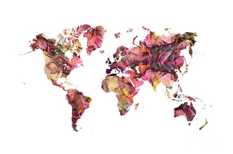 World Map 2028 Digital Art By Justyna Jaszke Jbjart Pixels