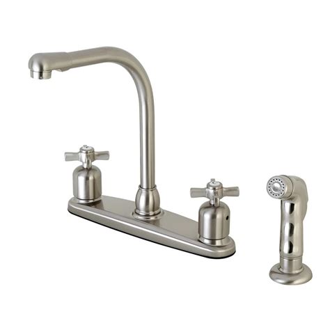 Maybe you would like to learn more about one of these? Kingston Brass Modern Cross 2-Handle High Arc Standard ...