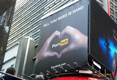 Pornhub Erects Huge Billboard In Times Square After Long Search For A Great Non Pornographic Ad