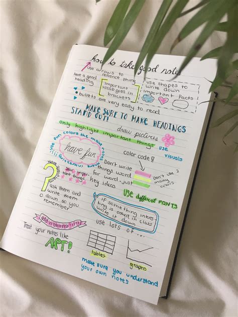 How To Take Cute Notes Notes Inspiration