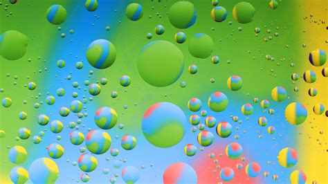 Download Wallpaper 2560x1440 Circles Bubbles Gradient Colorful Art