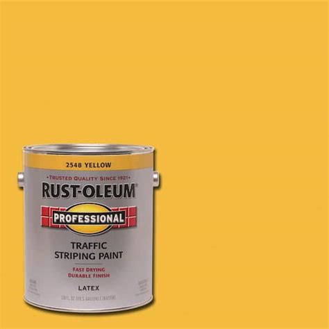 Have A Question About Rust Oleum Professional 1 Gal Flat Yellow