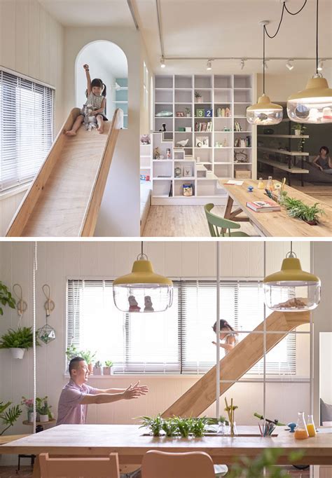 These 9 Homes Have Indoor Slides As A Fun Way To Travel Between Spaces