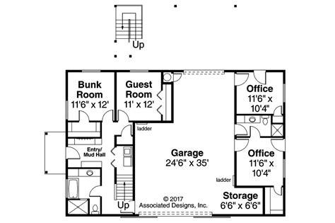 New Garage Plan 20 183 By Associated Designs Garage Apartment Plans