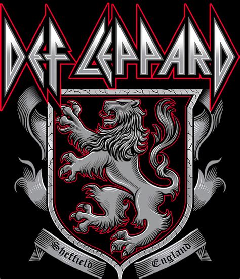 Def Leppard Crest Logo On Behance