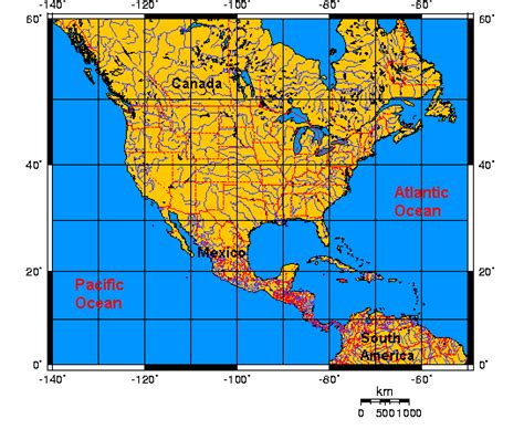 Usa Latitude And Longitude Map With Cities World Map