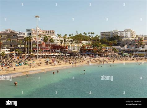 Costa Adeje Beach In Tenerife Stock Photo Alamy