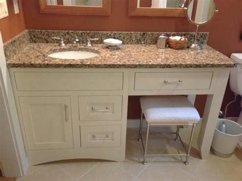 The versatility of the product, as well as the stunning textured color palette, allows for a very sophisticated look. 60 inch bathroom vanity with makeup area single sink ...