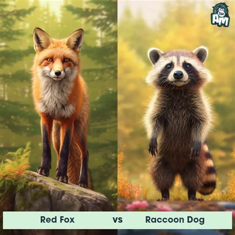 Red Fox Vs Raccoon Dog See Who Wins Animal Matchup