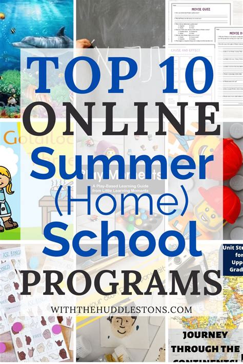 Top 10 Online Summer Homeschool Programs With The Huddlestons