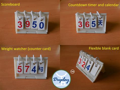 Duplay Multi Function Mini Scoreboard Medium Plastic Base Free