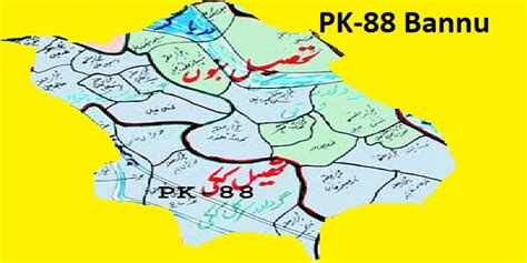Pk 88 Bannu Area Map Candidates And Result