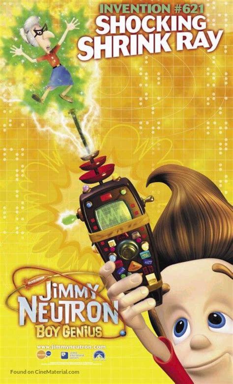 Jimmy Neutron Boy Genius Movie Poster Nickelodeon Genius Movie Jimmy