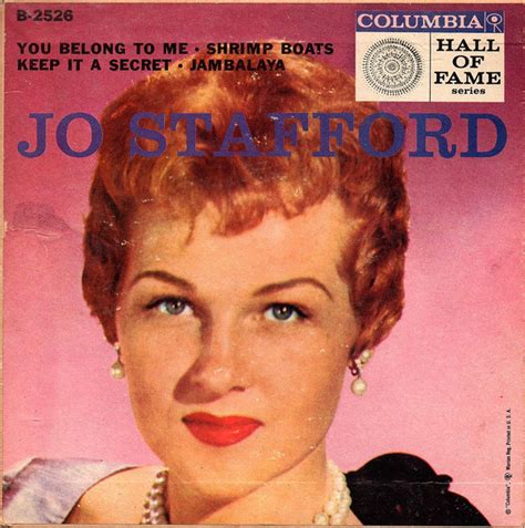 Jo Stafford P Weston And His Music From Hollywood You Belong To Me