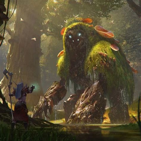 Forest Plant Creatures Creature Concept Art Fantasy Creatures Art