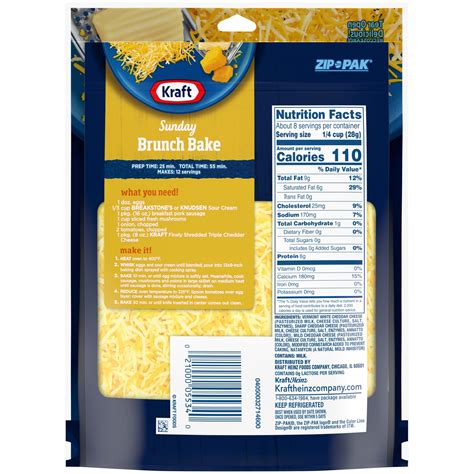 Kraft Triple Cheddar Finely Shredded Cheese 8 Oz Shipt