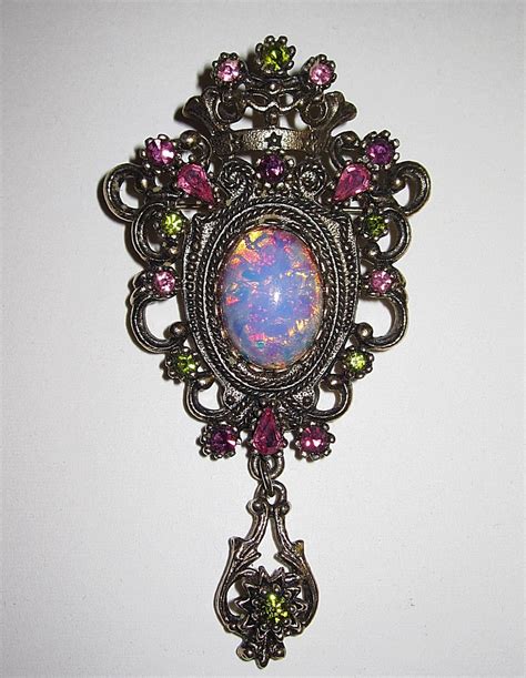 Sweet Sarah Coventry Brooch Faux Opal Alison Phalan Antiques Ruby Lane