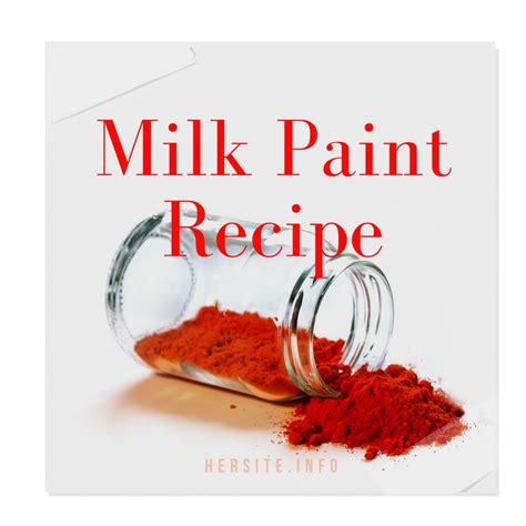 Readers Digests Milk Paint Recipe Milk Paint Recipes Milk Paint