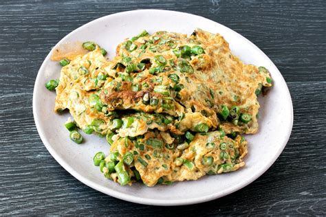 Fried Omelette With Green Beans Asian Inspirations