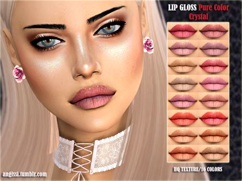 The Sims Resource Lip Gloss Pure Color Crystal