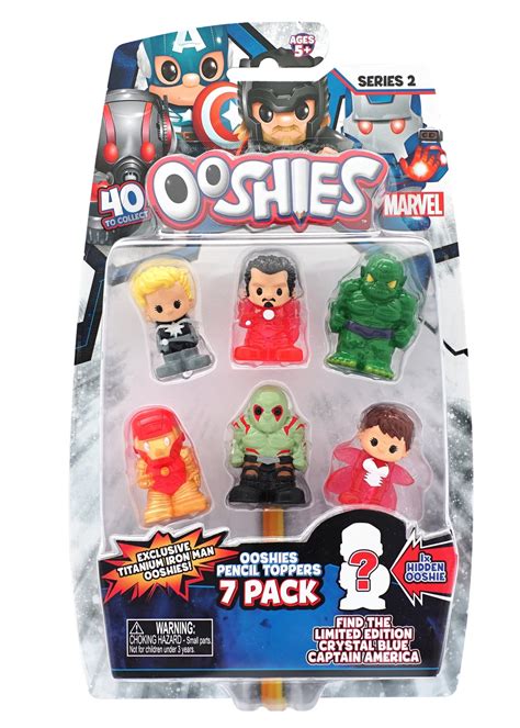 Buy Ooshies Marvel 7 Pack Series 2 At Mighty Ape Australia