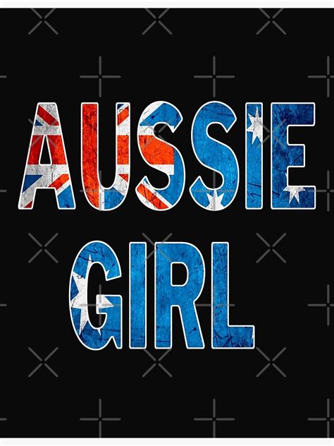aussie girl australian poster for sale by erozzz redbubble