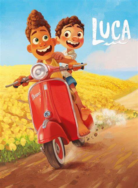Luca And Alberto Pixar 2021 Full Poster Vespa By Murilogrillo08 On