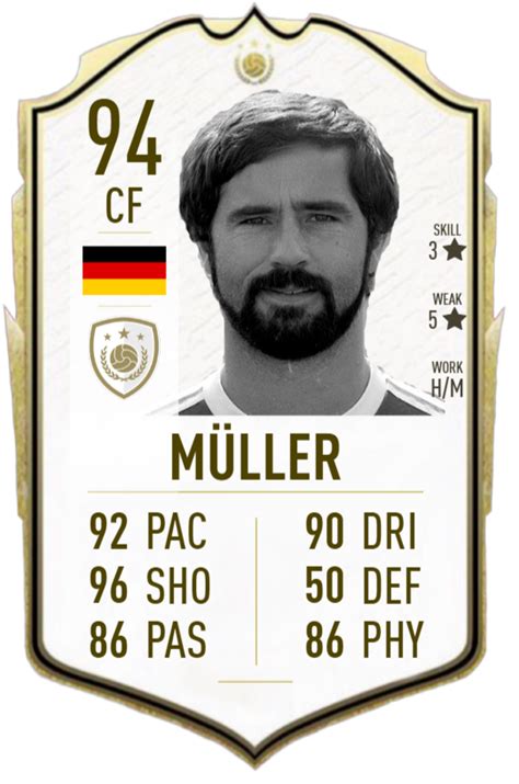 Check spelling or type a new query. Gerd Müller Icon Prediction for Fifa 20 🔥 : FIFA