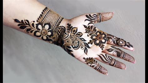 Beautiful Stylish Arabic Mehndi Design Back Front Side Mehndi Design My Xxx Hot Girl