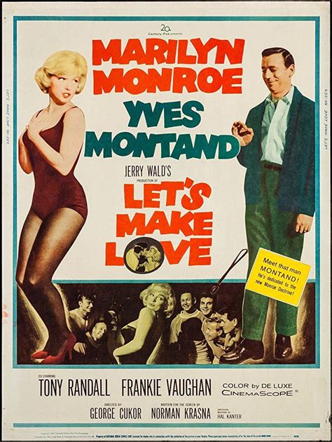 Marilyn Monroe And Yves Montand In Let S Make Love 1960 Lets Make Love Movie Posters