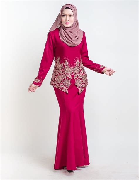 Fesyen Baju Kurung Kain Lace