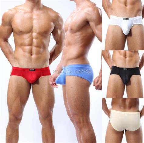 3pcslot Super Smooth Men Bulge Pouch Mini Bikini Briefs Underwear Thin