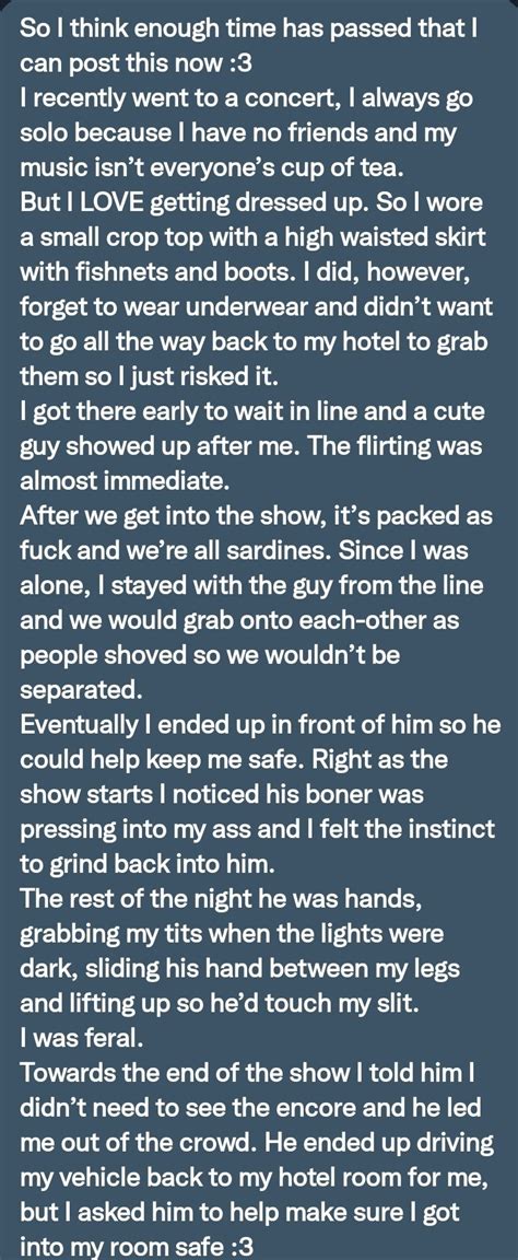 Pervconfession On Twitter She Got Fucked After A Concert