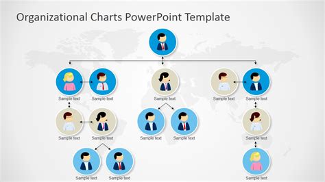 Powerpoint Organizational Chart Template Free