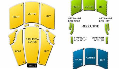 weidner center seating chart