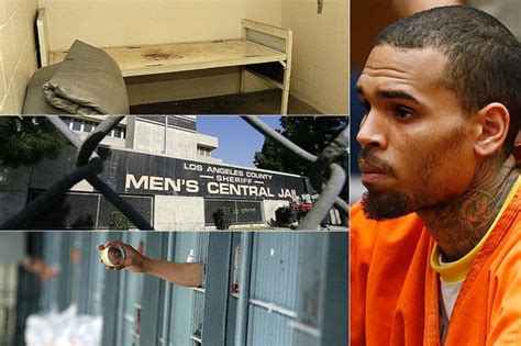 Inside Chris Brown Depressing Jail Cell Dirty Beds Blue