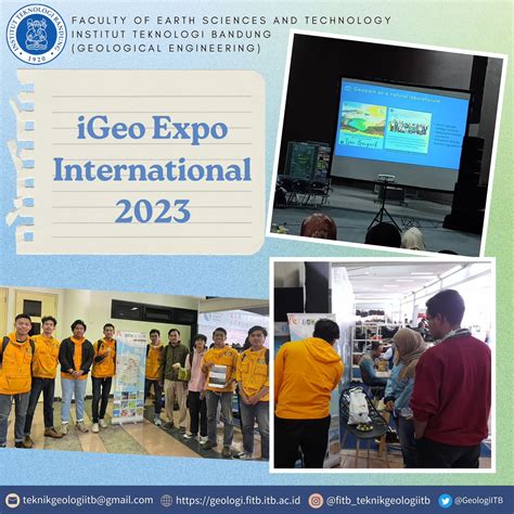 Program Studi Teknik Geologi Fakultas Ilmu Dan Teknologi Kebumian Igeo Expo International
