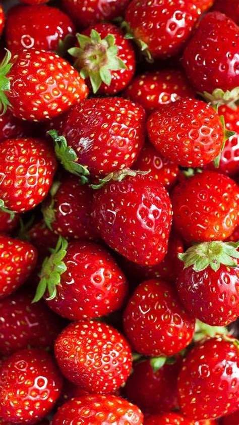 Strawberries Stroberi Buah Buah Segar
