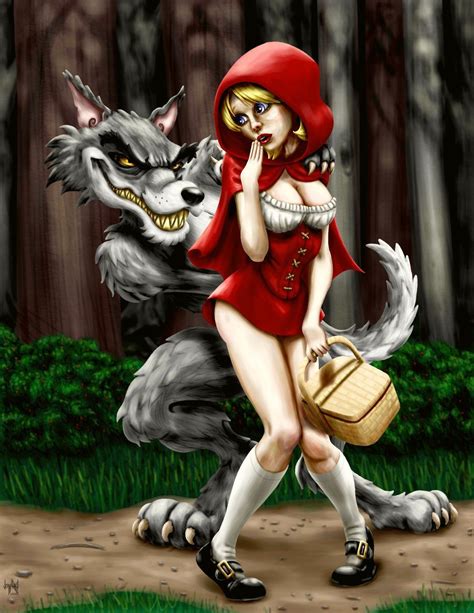Whos Afraid Of The Big Bad Wolf Chica Fantasy Fantasy Wolf Fantasy Art Women Dark Fantasy