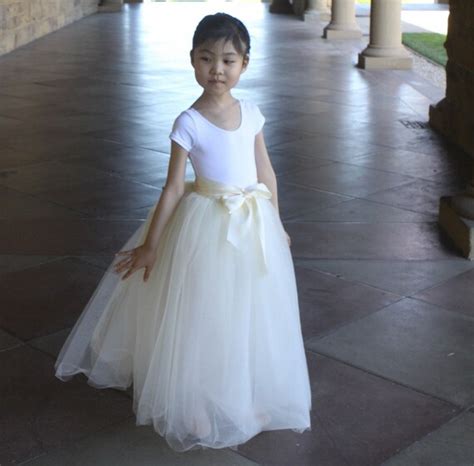 La Petite Princesse White Tutu Perfection For A Flower Girl