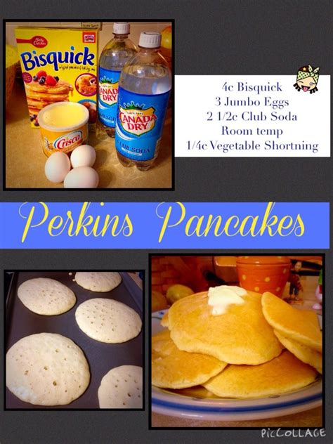 Her family would have meatless meals 6 times a week and was used to meals that. Perkins Pancakes. My fav pancakes. I really want to try ...