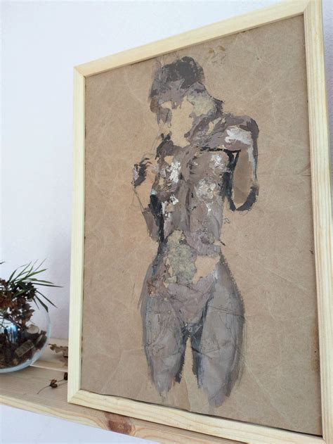 Weibliche Akt Malerei Original Kunst Nackt Malerei Acryl Etsy