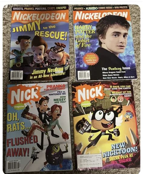 Nickelodeon Magazine Lot Jimmy Neutron Harry Potter 4000 Picclick