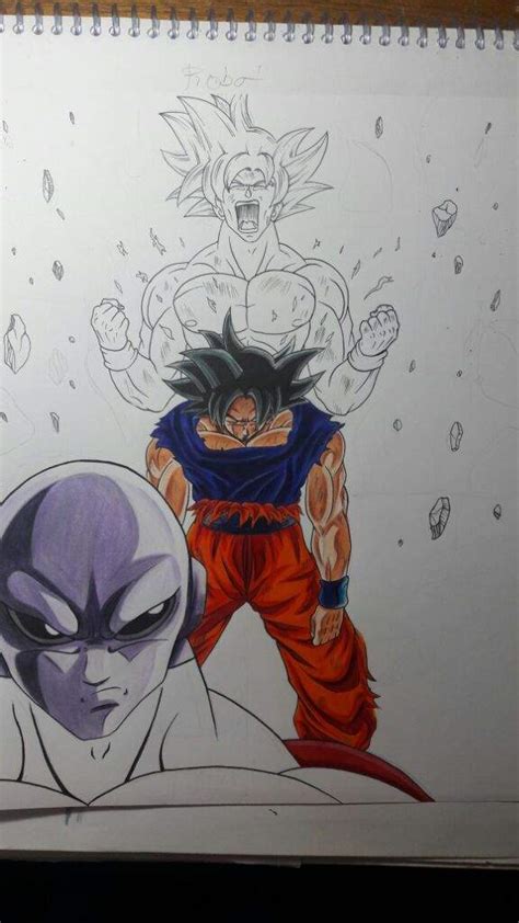 Dibujo De Goku Ultra Instinto Dominado Dibujarte Amino