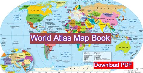 World Atlas Map Book In Pdf