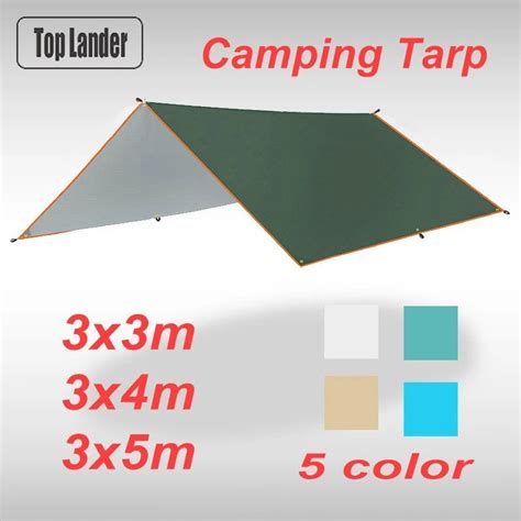 Outdoor Tourist Awning Tarp Waterproof Camping Tent Ultralight Canopy