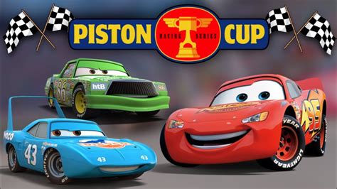 Disney Cars All 36 Piston Cup Racers Crazy Cars 7 Youtube