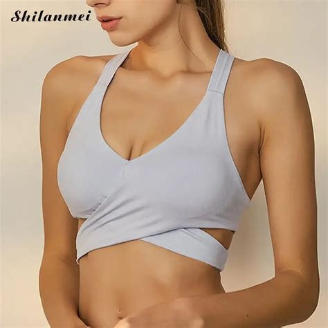 high stretch breathable gym slim sports bra quick dry fitness top women push up sport bras for