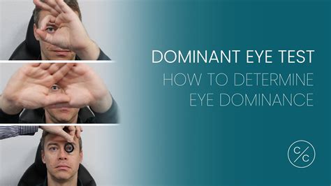 Dominant Eye Test How To Determine Eye Dominance Contacts With Conway Youtube